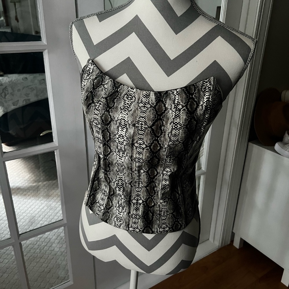 Tiger Mist Snakeskin Corset